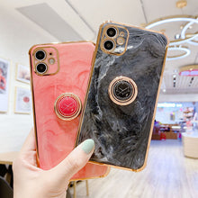 Load image into Gallery viewer, 2021 Ins Marble Pattern Camera All-inclusive Case for iPhone
