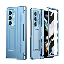 Load image into Gallery viewer, Armor Electroplated Anti-fall Protective Phone Case For Samsung Galaxy Z Fold3/4/5 With Back Screen Glass
