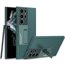 Load image into Gallery viewer, NEWEST Magnetic Holder Leather Case for Samsung Galaxy S22 S23 Ultra Plus 5G
