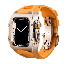Load image into Gallery viewer, Luxury Metal Case Strap For Apple Watch Series 44/45 mm - mycasety2023 Mycasety
