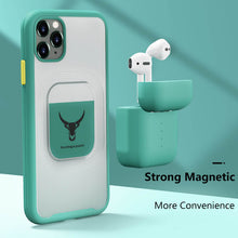 Load image into Gallery viewer, 2021 Magnetic Bluetooth Earphone Charging Compartment Case For iPhone 11 Pro Max 11 Pro XS Max XR 7Plus 8Plus SE 2020
