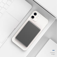 Load image into Gallery viewer, Wooden Texture Magnetic Wireless Charging 5000mAh Power Bank Suitable For iPhone 12 Magsafe
