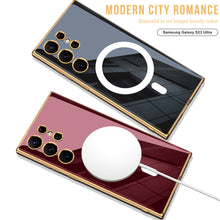 Load image into Gallery viewer, Magnetic Magsafe Plating Soft Case for Samsung Galaxy S23 Ultra Plus
