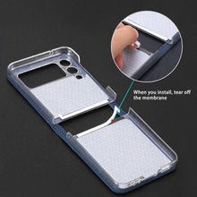 Load image into Gallery viewer, Luxury Card Holder Drop Protection Folio Cover For Samsung Galaxy Z Flip 3 5G pphonecover
