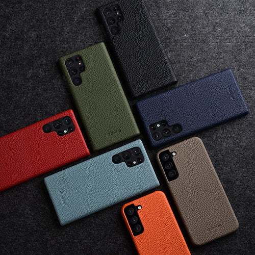 Premium Genuine Leather For Samsung S21/S22/S23Ultra Series Case - mycasety2023 Mycasety