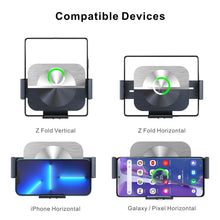 Load image into Gallery viewer, 15W Intelligent Automatic Sensor  Dual Charging Car Holder Charger For Samsung Galaxy Z Fold4 Fold3 5G
