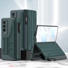 Load image into Gallery viewer, Business Samsung Galaxy Z Fold4 5G Flip Case Leather Cover With Film Detachable S Pen Holder
