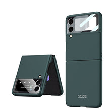 Load image into Gallery viewer, Ultra-Thin Matte Hard Cover For Samsung Galaxy Z Flip 3 5G Case With Back Screen Glass
