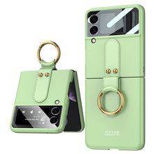Load image into Gallery viewer, Original Back Screen Glass Matte Hard Cover With Finger-Ring For Samsung Z Flip4 Flip3 5G
