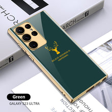 Load image into Gallery viewer, Luxury Deer Pattern Camera All-inclusive Electroplating Process Case For Samsung S23 S22 S21 Ultra Plus
