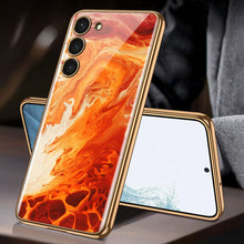 Load image into Gallery viewer, Luxury Marble Pattern Camera All-inclusive Electroplating Process Case For Samsung S23 S22 S21 Ultra Plus
