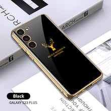 Load image into Gallery viewer, Luxury Deer Pattern Camera All-inclusive Electroplating Process Case For Samsung S23 S22 S21 Ultra Plus
