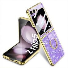 Load image into Gallery viewer, Electroplating Ring Bracket Suitable For Samsung Galaxy Z Flip5 - mycasety2023 Mycasety
