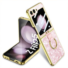 Load image into Gallery viewer, Electroplating Ring Bracket Suitable For Samsung Galaxy Z Flip5 - mycasety2023 Mycasety
