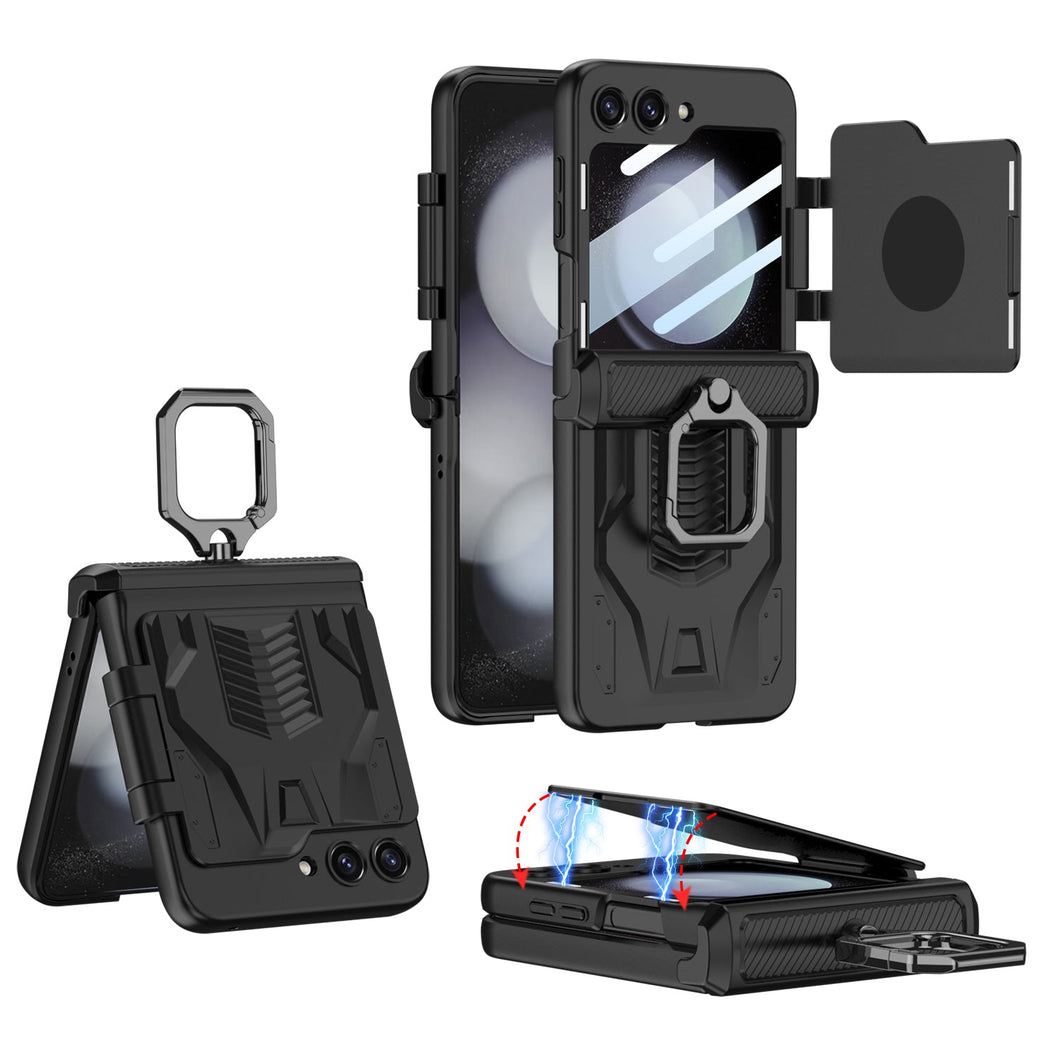 Magnetic Hinge Bracket All-included Shockproof Phone Case For Samsung Galaxy Flip 5/4/3