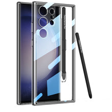 Load image into Gallery viewer, Transparent Protective Phone Case With Pen Box &amp; Stylus For Samsung Galaxy S24 Ultra Plus
