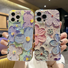 Load image into Gallery viewer, Ins Hot Oil Painting Flower Samsung/iPhone Case
