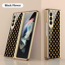 Load image into Gallery viewer, Flower Glass Case For Samsung Galaxy Z Fold 3 5G
