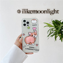 Load image into Gallery viewer, 2021 Cute Corgi Pattern Lens All-inclusive Protection Case For iPhone
