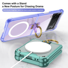 Load image into Gallery viewer, Galaxy Z Flip3 Flip4 Magnetic MagSafe Airbag Anti-fall Wireless Charging Phone Case
