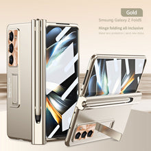 Load image into Gallery viewer, Magnetic Hinge Bracket Anti-fall Protective Phone Case With Stylus And Film For Samsung Galaxy Z Fold 5/4/3
