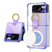 Load image into Gallery viewer, Galaxy Z Flip3 Flip4 Magnetic MagSafe Airbag Anti-fall Wireless Charging Phone Case

