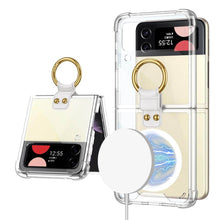 Load image into Gallery viewer, Galaxy Z Flip3 Flip4 Magnetic MagSafe Airbag Anti-fall Wireless Charging Phone Case
