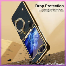 Load image into Gallery viewer, Genuine Leather Protective Phone Case For Samsung Galaxy Z Flip 5/4/3 - mycasety2023 Mycasety
