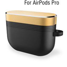 Load image into Gallery viewer, 2021 Luxury Metal Protective Cover With Keychain For AirPods Pro
