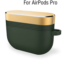 Load image into Gallery viewer, 2021 Luxury Metal Protective Cover With Keychain For AirPods Pro
