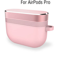 Load image into Gallery viewer, 2021 Luxury Metal Protective Cover With Keychain For AirPods Pro
