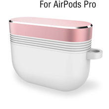 Load image into Gallery viewer, 2021 Luxury Metal Protective Cover With Keychain For AirPods Pro
