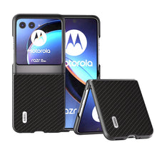 Load image into Gallery viewer, Motorola Razr 40 Ultra 2023 Case Luxury Carbon Fiber Pattern Cover - mycasety2023 Mycasety
