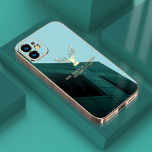 Load image into Gallery viewer, 2021 Luxury Deer Pattern Camera All-inclusive Electroplating Process Case For iPhone
