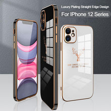 Load image into Gallery viewer, 2021 Luxury Deer Pattern Camera All-inclusive Electroplating Process Case For iPhone
