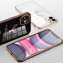 Load image into Gallery viewer, 2021 Luxury Deer Pattern Camera All-inclusive Electroplating Process Case For iPhone &amp; Huawei
