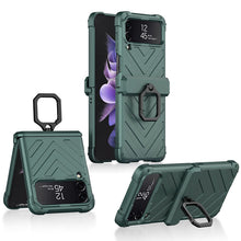 Load image into Gallery viewer, Magnetic Armor Ring Holder Case For Samsung Galaxy Z Flip3 5G
