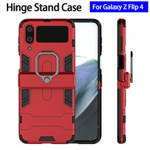 Load image into Gallery viewer, Hinge Case for Samsung Galaxy Z Flip4 5G Case Armor Shockproof Stand Holder Back Cover Capa for Samsung Galaxy Z Flip4 Fundas
