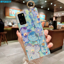 Load image into Gallery viewer, Oil Painting Flower Samsung Phone Case With Wristband &amp; Lanyard - mycasety2023 Mycasety
