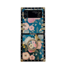 Load image into Gallery viewer, Stylish French Style Flower Ring Phone Case for Samsung Galaxy Z Flip4 Flip3 5G pphonecover
