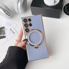 Load image into Gallery viewer, Magneto Plated Magsafe Lens Protector Film Case for Samsung - mycasety2023 Mycasety
