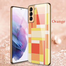 Load image into Gallery viewer, 2021 Fashion Plating Pattern Camera All-inclusive Electroplating Process Case For Samsung S21 Ultra S21 Plus S21
