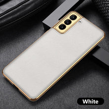 Load image into Gallery viewer, 2021 Luxury Foldable Leather Camera All-inclusive Protective Case For Sumsang Galaxy S21 S21Plus S21Ultra
