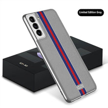 Load image into Gallery viewer, 2021 Luxury Foldable Leather Camera All-inclusive Protective Case For Sumsang Galaxy S21 S21Plus S21Ultra

