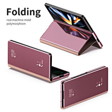 Load image into Gallery viewer, Mirror Clear View Flip Case For Samsung Galaxy Z Fold4 5G
