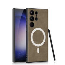 Load image into Gallery viewer, Magnetic Magsafe Leather Phone Case for Samsung - mycasety2023 Mycasety
