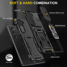Load image into Gallery viewer, Samsung Galaxy Z Fold5 Case Armor Heavy Duty Shell Magnetic Car Holder and Lens Slide(Pre-sell) - mycasety2023 Mycasety
