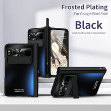 Load image into Gallery viewer, Slim Google Pixel Fold Case with Hinge Protective Screen Protector Pen Slot and Stylus - mycasety2023 Mycasety
