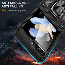 Load image into Gallery viewer, Samsung Z Flip 5 Case Metal Ring Car Magnetic Bracket Protective Case - mycasety2023 Mycasety
