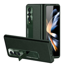 Load image into Gallery viewer, Magnetic Holder Protective Leather Phone Case With Front Protection Film For Samsung Galaxy Z Fold5 Fold4 Fold3
